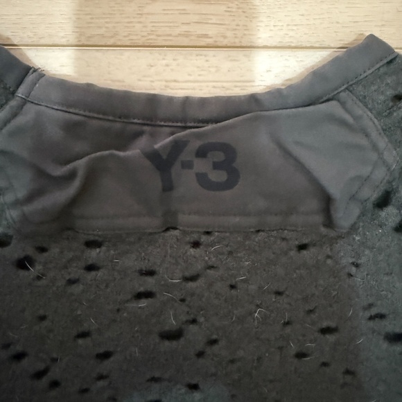 Y-3 Adidas Yohji Yamamoto Perforated Tee Grey XS - Picture 14 of 14